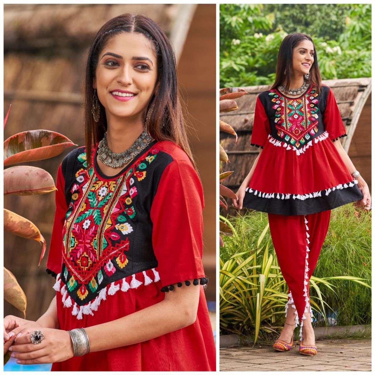 DHOLIDA VOL-2 BY KAAMIRI 01 TO 07 SERIES DESIGNER STYLISH FANCY COLORFUL BEAUTIFUL PARTY WEAR & ETHNIC WEAR COLLECTION PURE KAHDI COTTON TOP WITH BOTTOM AT WHOLESALE PRICE