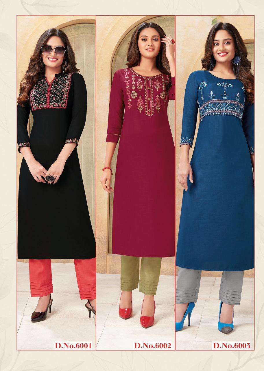 ANOKHI VOL-1 BY AARVI FASHION 6001 TO 6006 SERIES DESIGNER STYLISH FANCY COLORFUL BEAUTIFUL PARTY WEAR & ETHNIC WEAR COLLECTION SILK COTTON KURTIS AT WHOLESALE PRICE