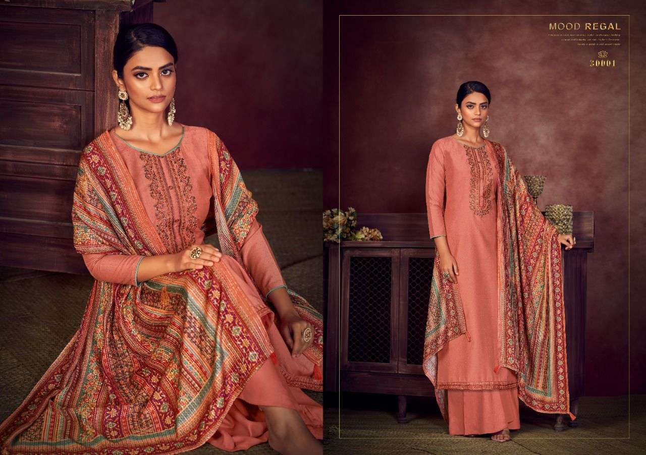 RUBEENA BY NISHANT FASHION 30001 TO 30006 SERIES BEAUTIFUL SUITS COLORFUL STYLISH FANCY CASUAL WEAR & ETHNIC WEAR CHINNON SILK DRESSES AT WHOLESALE PRICE