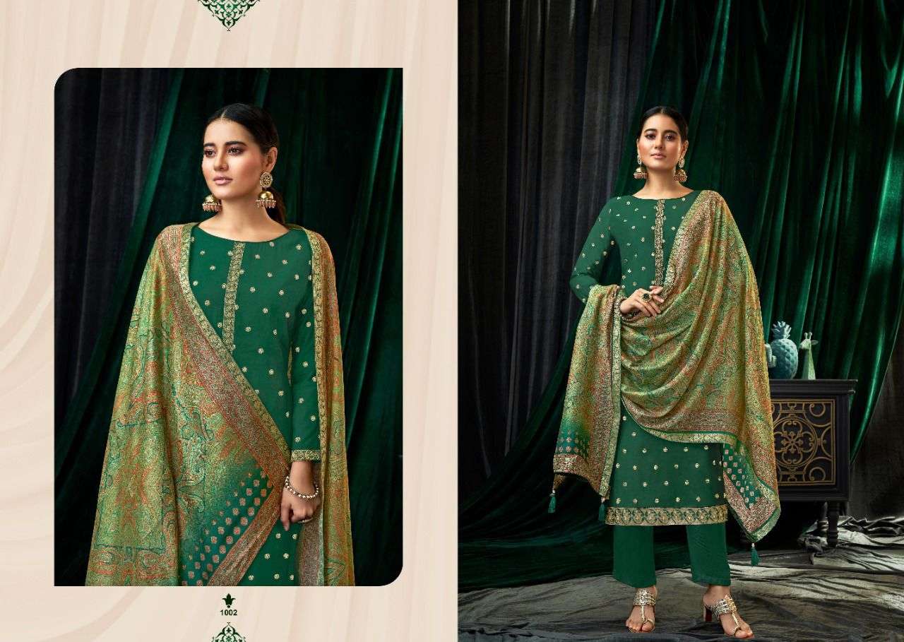 SAJDA BY SALVI FASHION 1001 TO 1006 SERIES BEAUTIFUL SUITS COLORFUL STYLISH FANCY CASUAL WEAR & ETHNIC WEAR PURE SILK DRESSES AT WHOLESALE PRICE