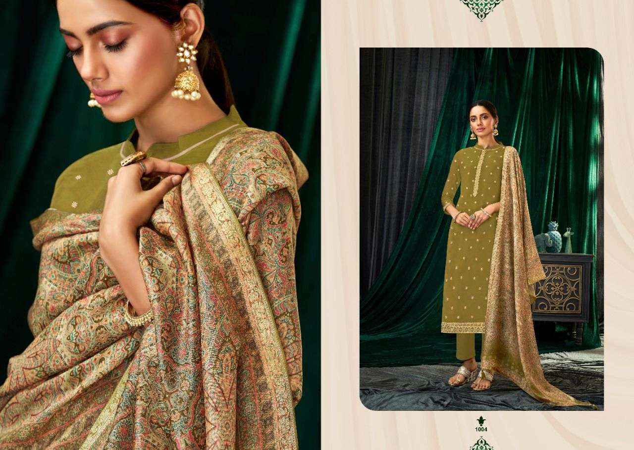 SAJDA BY SALVI FASHION 1001 TO 1006 SERIES BEAUTIFUL SUITS COLORFUL STYLISH FANCY CASUAL WEAR & ETHNIC WEAR PURE SILK DRESSES AT WHOLESALE PRICE