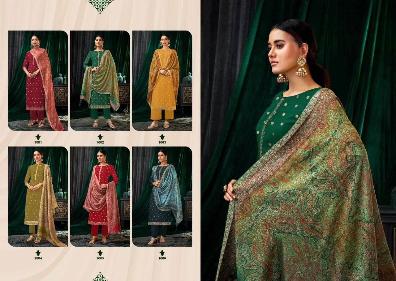SAJDA BY SALVI FASHION 1001 TO 1006 SERIES BEAUTIFUL SUITS COLORFUL STYLISH FANCY CASUAL WEAR & ETHNIC WEAR PURE SILK DRESSES AT WHOLESALE PRICE