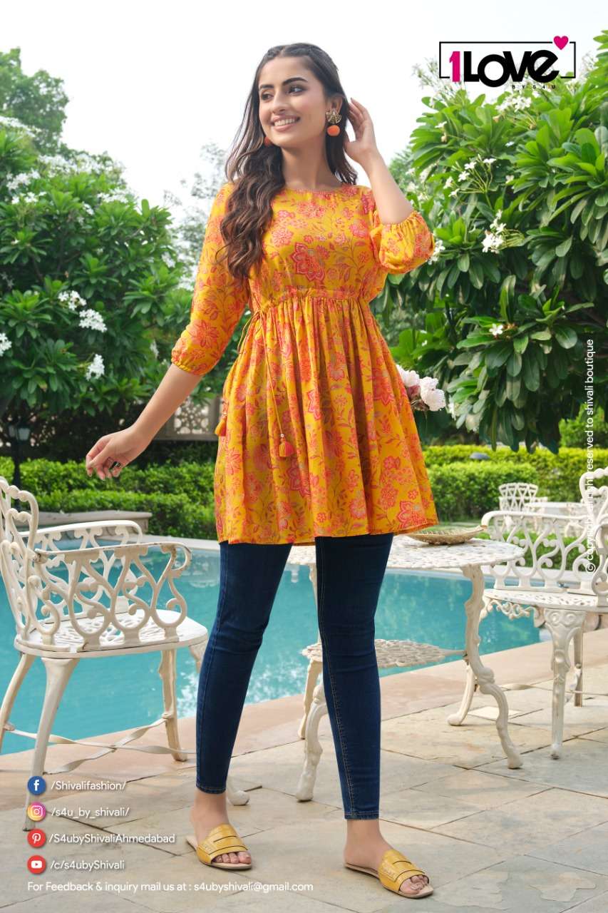 WEDESI VOL-2 BY 1 LOVE 11 TO 16 SERIES DESIGNER STYLISH FANCY COLORFUL BEAUTIFUL PARTY WEAR & ETHNIC WEAR COLLECTION COTTON/RAYON TOPS AT WHOLESALE PRICE