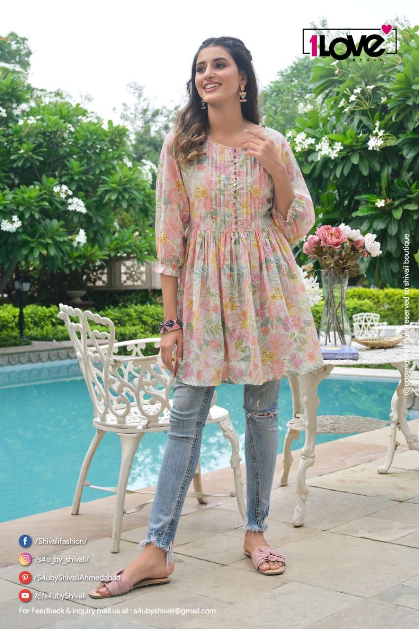WEDESI VOL-2 BY 1 LOVE 11 TO 16 SERIES DESIGNER STYLISH FANCY COLORFUL BEAUTIFUL PARTY WEAR & ETHNIC WEAR COLLECTION COTTON/RAYON TOPS AT WHOLESALE PRICE