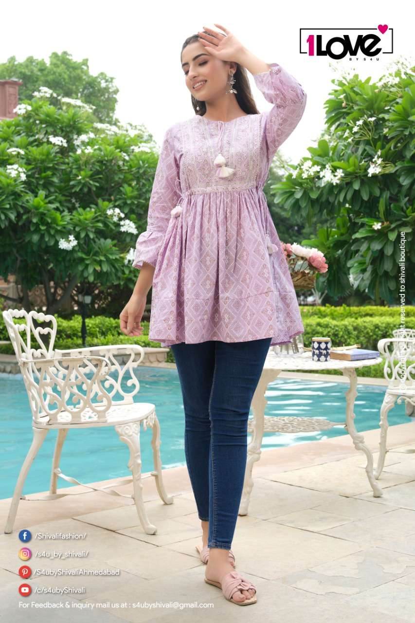 WEDESI VOL-2 BY 1 LOVE 11 TO 16 SERIES DESIGNER STYLISH FANCY COLORFUL BEAUTIFUL PARTY WEAR & ETHNIC WEAR COLLECTION COTTON/RAYON TOPS AT WHOLESALE PRICE