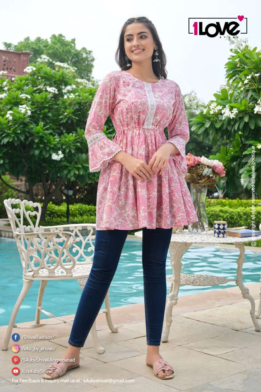 WEDESI VOL-2 BY 1 LOVE 11 TO 16 SERIES DESIGNER STYLISH FANCY COLORFUL BEAUTIFUL PARTY WEAR & ETHNIC WEAR COLLECTION COTTON/RAYON TOPS AT WHOLESALE PRICE
