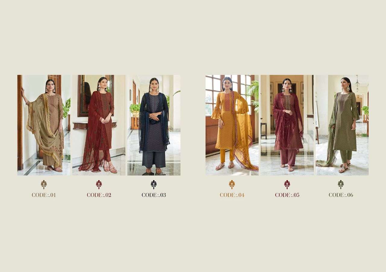 IZHAR BY KESARI TRENDZ 01 TO 06 SERIES BEAUTIFUL SUITS COLORFUL STYLISH FANCY CASUAL WEAR & ETHNIC WEAR SILK EMBROIDERED DRESSES AT WHOLESALE PRICE
