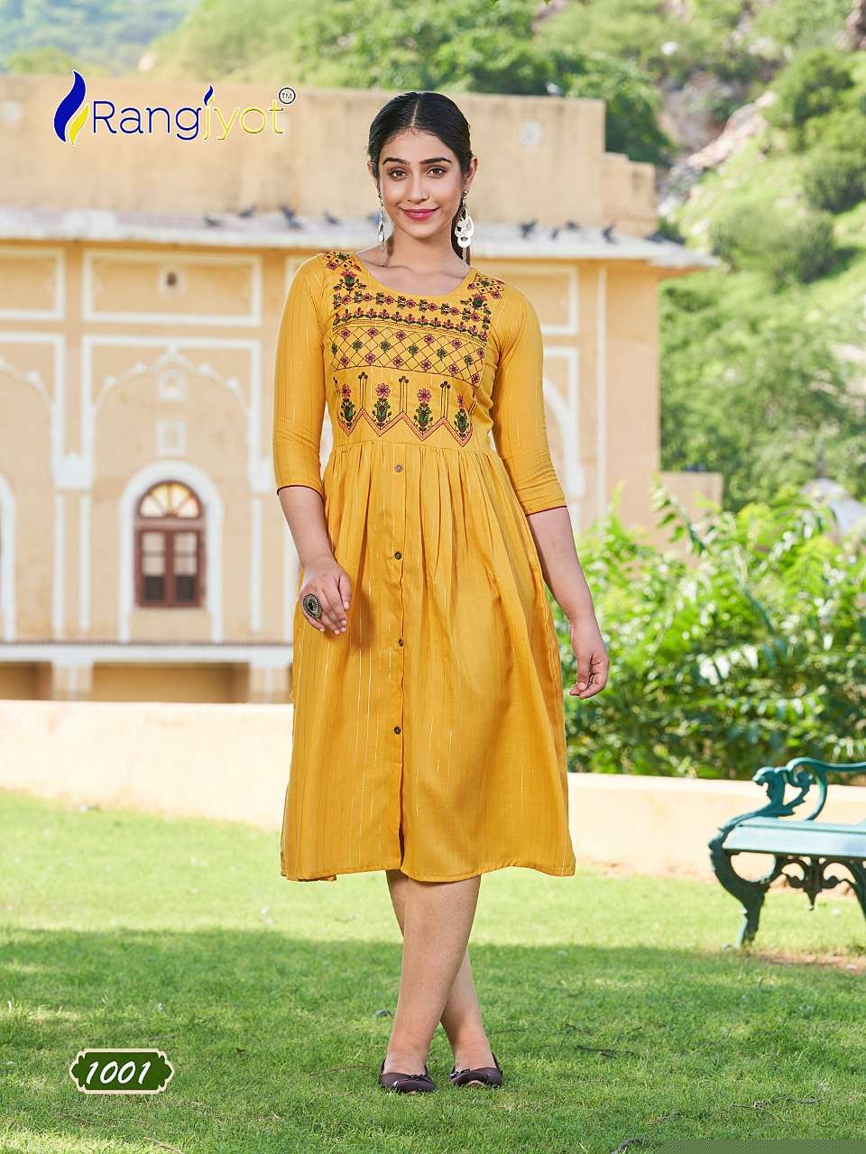 GRECIYA VOL-2 BY RANGJYOT FASHION 1001 TO 1008 SERIES DESIGNER STYLISH FANCY COLORFUL BEAUTIFUL PARTY WEAR & ETHNIC WEAR COLLECTION RAYON KURTIS AT WHOLESALE PRICE
