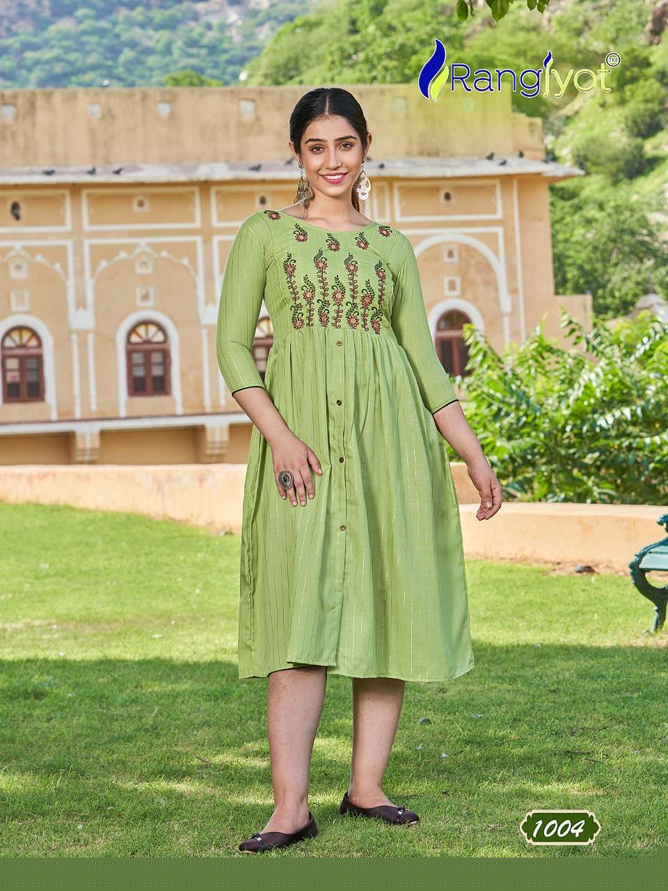 GRECIYA VOL-2 BY RANGJYOT FASHION 1001 TO 1008 SERIES DESIGNER STYLISH FANCY COLORFUL BEAUTIFUL PARTY WEAR & ETHNIC WEAR COLLECTION RAYON KURTIS AT WHOLESALE PRICE