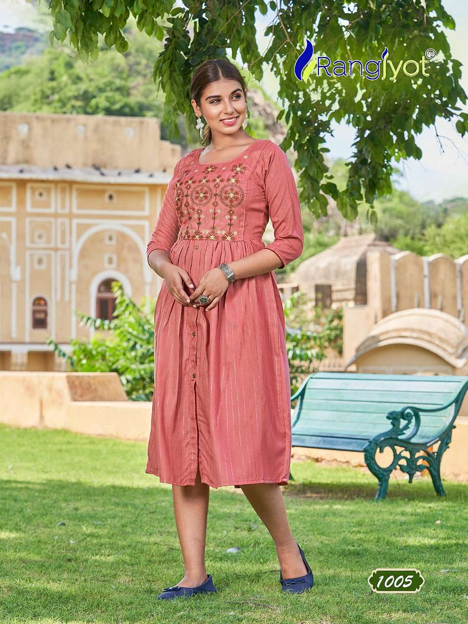 GRECIYA VOL-2 BY RANGJYOT FASHION 1001 TO 1008 SERIES DESIGNER STYLISH FANCY COLORFUL BEAUTIFUL PARTY WEAR & ETHNIC WEAR COLLECTION RAYON KURTIS AT WHOLESALE PRICE