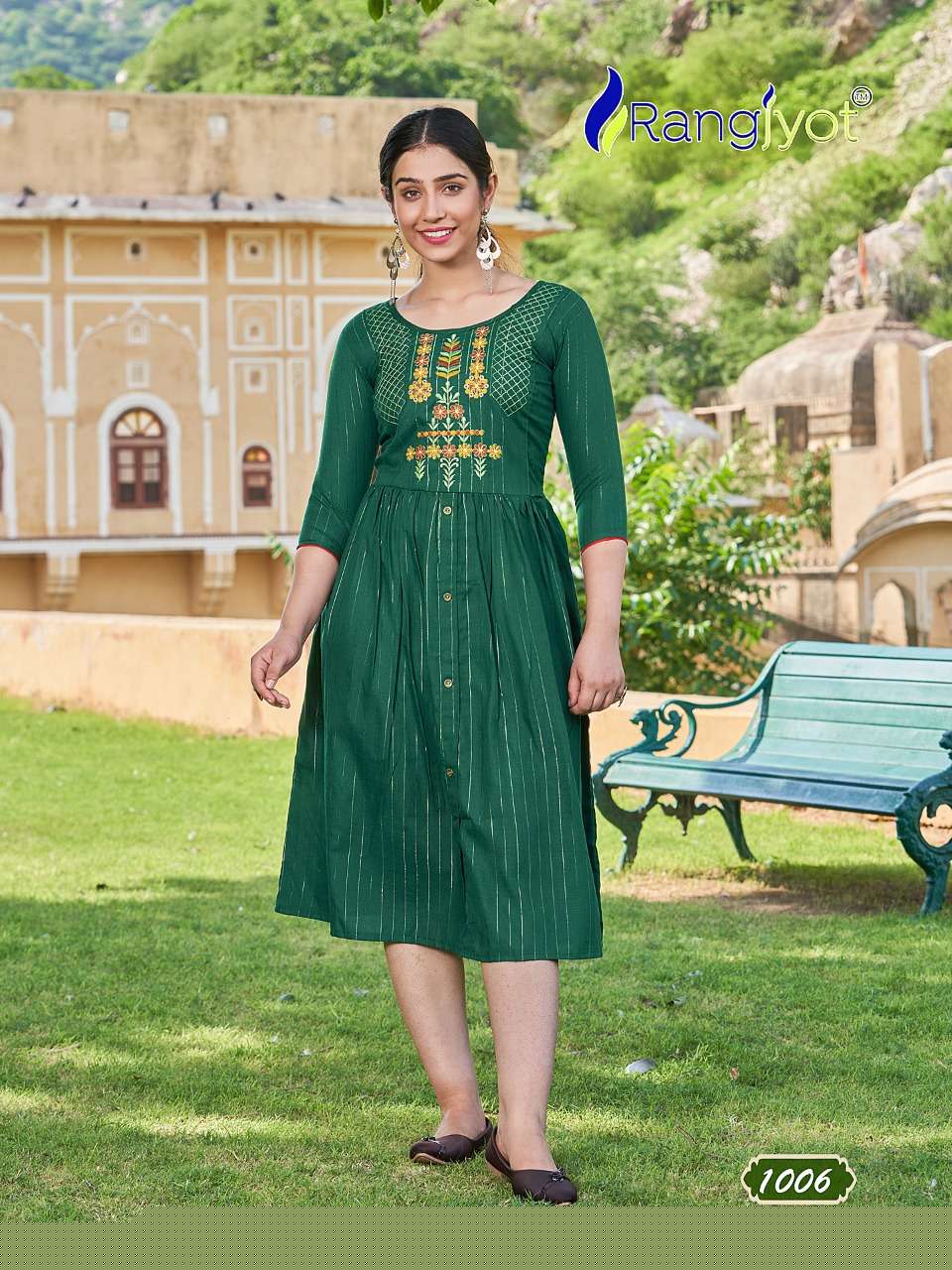 GRECIYA VOL-2 BY RANGJYOT FASHION 1001 TO 1008 SERIES DESIGNER STYLISH FANCY COLORFUL BEAUTIFUL PARTY WEAR & ETHNIC WEAR COLLECTION RAYON KURTIS AT WHOLESALE PRICE