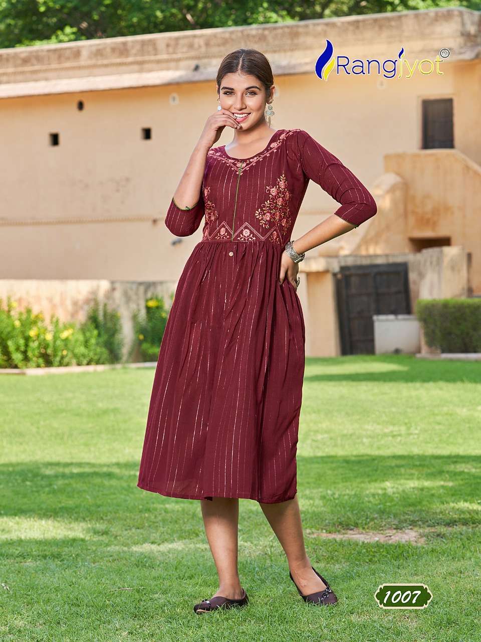 GRECIYA VOL-2 BY RANGJYOT FASHION 1001 TO 1008 SERIES DESIGNER STYLISH FANCY COLORFUL BEAUTIFUL PARTY WEAR & ETHNIC WEAR COLLECTION RAYON KURTIS AT WHOLESALE PRICE