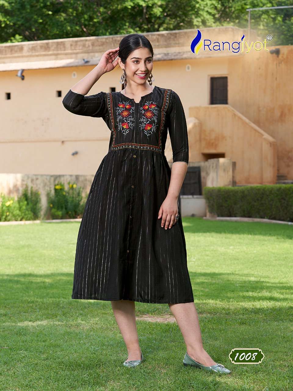 GRECIYA VOL-2 BY RANGJYOT FASHION 1001 TO 1008 SERIES DESIGNER STYLISH FANCY COLORFUL BEAUTIFUL PARTY WEAR & ETHNIC WEAR COLLECTION RAYON KURTIS AT WHOLESALE PRICE