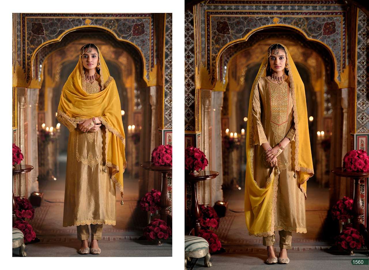 NIGAAR BY AIQA 1557 TO 1564 SERIES BEAUTIFUL SUITS COLORFUL STYLISH FANCY CASUAL WEAR & ETHNIC WEAR PURE BEMBERG SILK DRESSES AT WHOLESALE PRICE