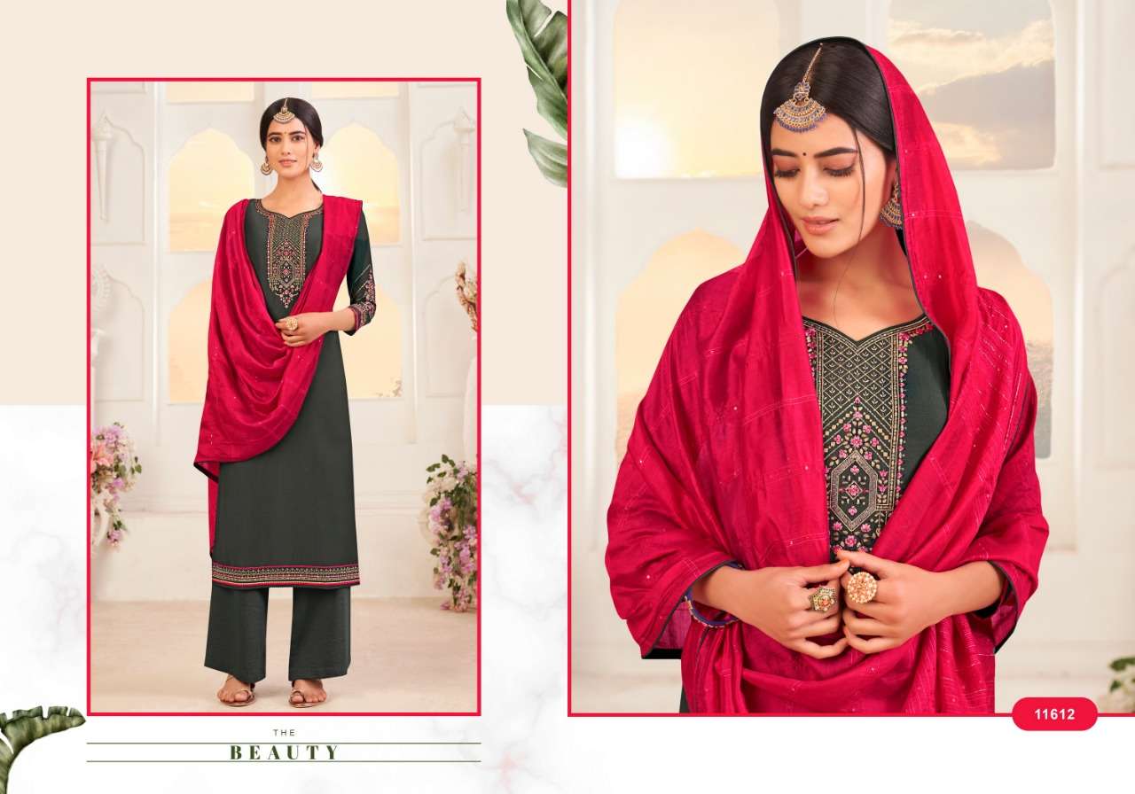 SHIVANI BY PANCH RATNA 11611 TO 11616 SERIES SUITS BEAUTIFUL FANCY COLORFUL STYLISH PARTY WEAR & OCCASIONAL WEAR HEAVY SILK DRESSES AT WHOLESALE PRICE