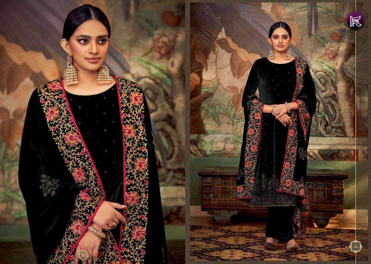KALA HEAVEN BY KALA FASHION 2001 TO 2007 SERIES BEAUTIFUL SUITS COLORFUL STYLISH FANCY CASUAL WEAR & ETHNIC WEAR VELVET WITH WORK DRESSES AT WHOLESALE PRICE