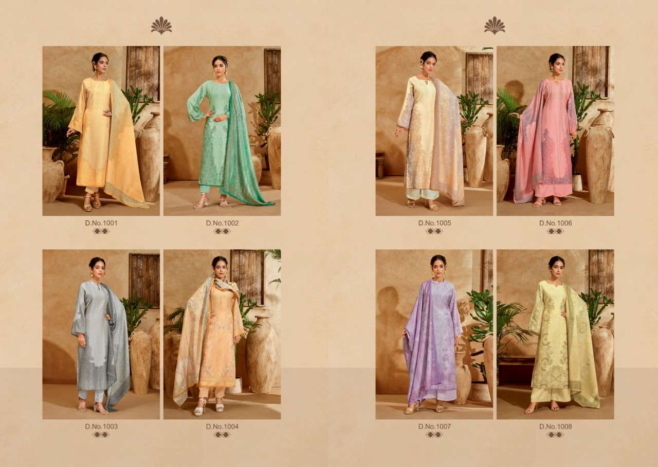 AIKA BY VIONA SUITS 1001 TO 1008 SERIES BEAUTIFUL SUITS STYLISH FANCY COLORFUL PARTY WEAR & OCCASIONAL WEAR PURE PASHMINA DIGITAL PRINT DRESSES AT WHOLESALE PRICE