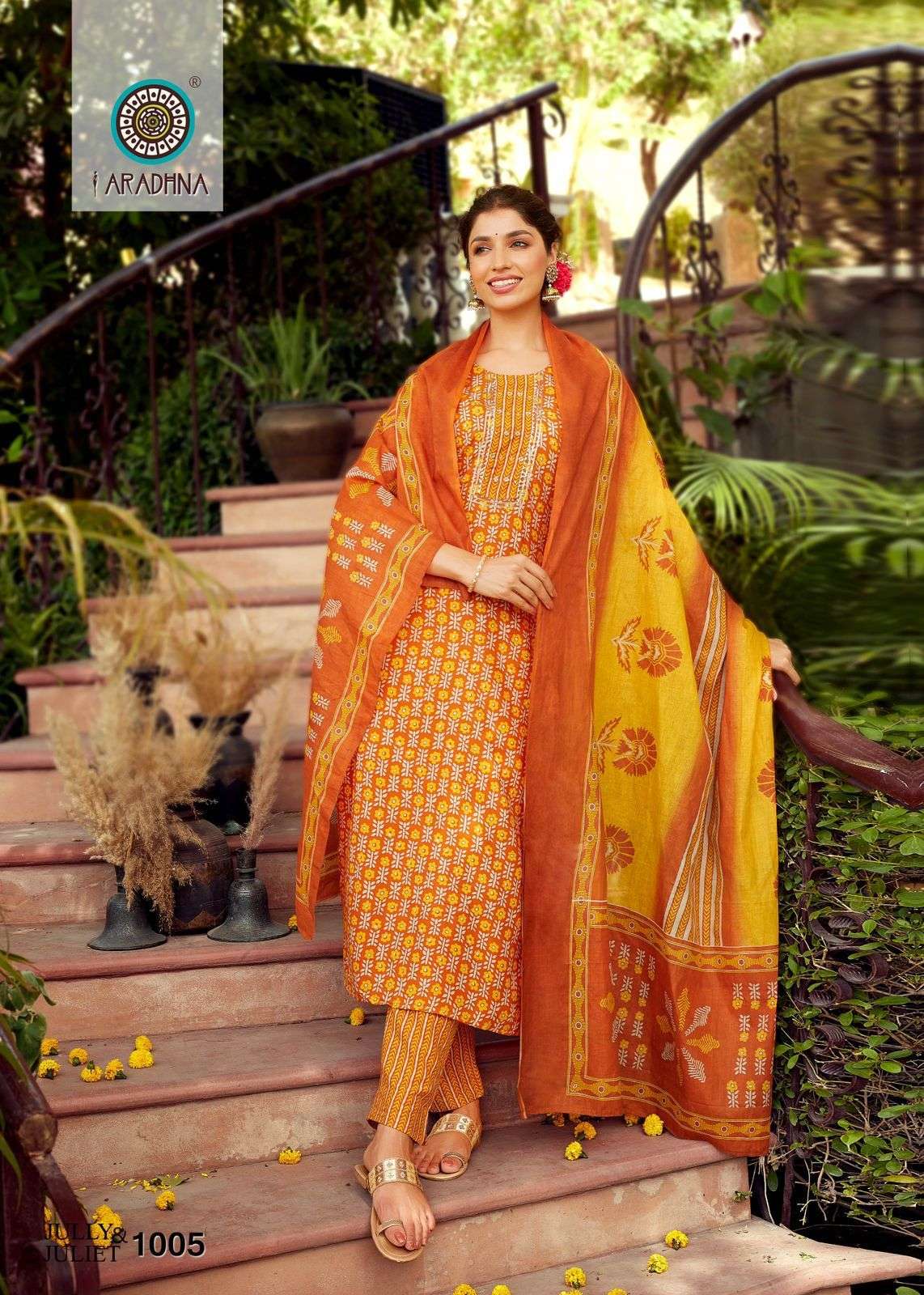 Jully And Juliet Vol-1 By Aradhna Fashion 1001 To 1009 Series Stylish Beautiful Colourful Printed & Embroidered Party Wear & Occasional Wear Rayon Embroidered Dresses At Wholesale Price