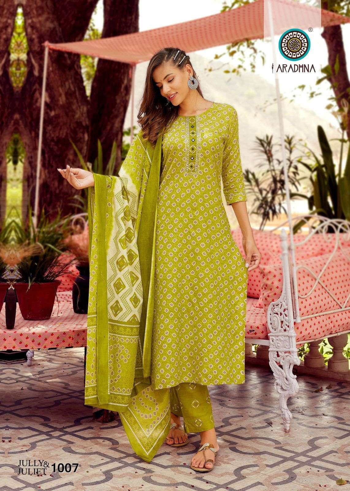Jully And Juliet Vol-1 By Aradhna Fashion 1001 To 1009 Series Stylish Beautiful Colourful Printed & Embroidered Party Wear & Occasional Wear Rayon Embroidered Dresses At Wholesale Price