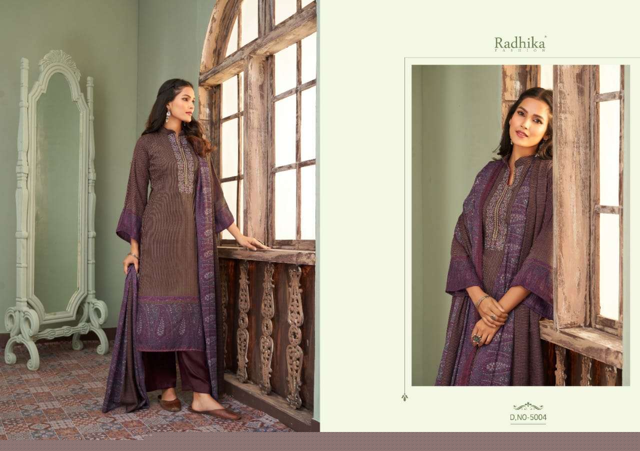JOYAVA BY SUMYRA 5001 TO 5008 SERIES BEAUTIFUL SUITS STYLISH FANCY COLORFUL PARTY WEAR & OCCASIONAL WEAR PURE PASHMINA PRINT DRESSES AT WHOLESALE PRICE