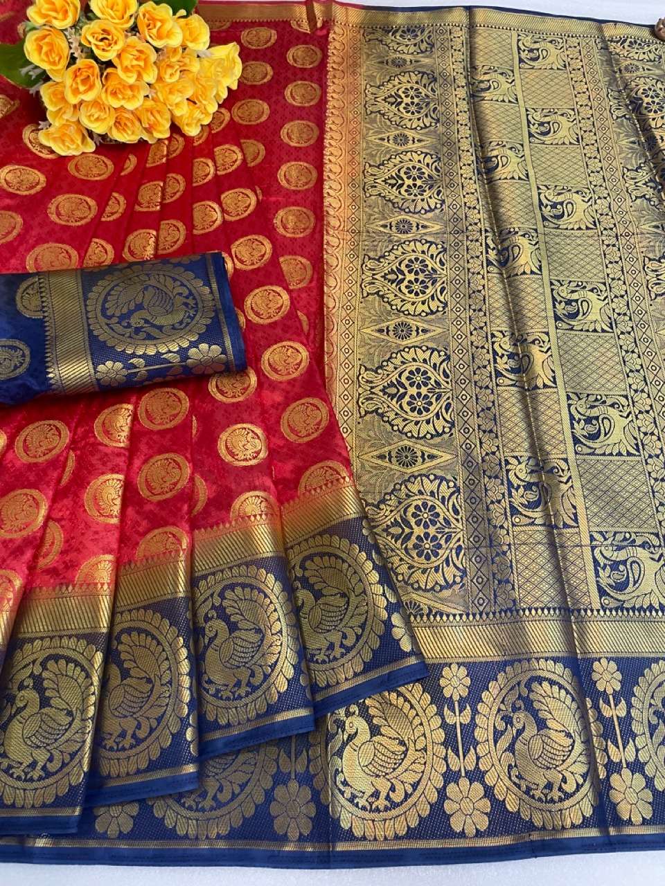 MBL-010 BY FASHID WHOLESALE 01 TO 05 SERIES INDIAN TRADITIONAL WEAR COLLECTION BEAUTIFUL STYLISH FANCY COLORFUL PARTY WEAR & OCCASIONAL WEAR JACQUARD SILK SAREES AT WHOLESALE PRICE
