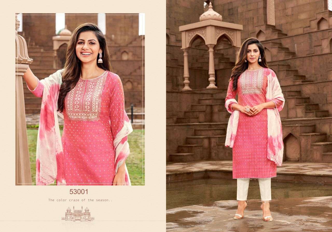 MIDORI BY ARTIO 53001 TO 53006 SERIES SUITS BEAUTIFUL FANCY COLORFUL STYLISH PARTY WEAR & OCCASIONAL WEAR FANCY EMBROIDERY DRESSES AT WHOLESALE PRICE