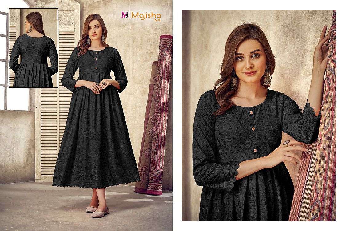 COLLEGE GIRL BY MAJISHA NX 01 TO 15 SERIES BEAUTIFUL STYLISH FANCY COLORFUL CASUAL WEAR & ETHNIC WEAR HEAVY RAYON GOWNS AT WHOLESALE PRICE