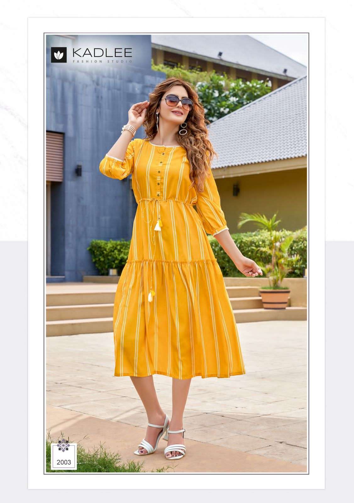 ASHMI BY KADLEE 2001 TO 2006 SERIES DESIGNER STYLISH FANCY COLORFUL BEAUTIFUL PARTY WEAR & ETHNIC WEAR COLLECTION RAYON PRINT KURTIS AT WHOLESALE PRICE