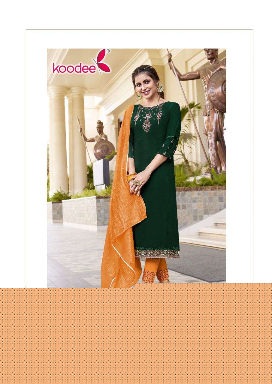SARGUN BY KOODEE 1001 TO 1006 SERIES BEAUTIFUL SUITS COLORFUL STYLISH FANCY CASUAL WEAR & ETHNIC WEAR VISCOSE DRESSES AT WHOLESALE PRICE