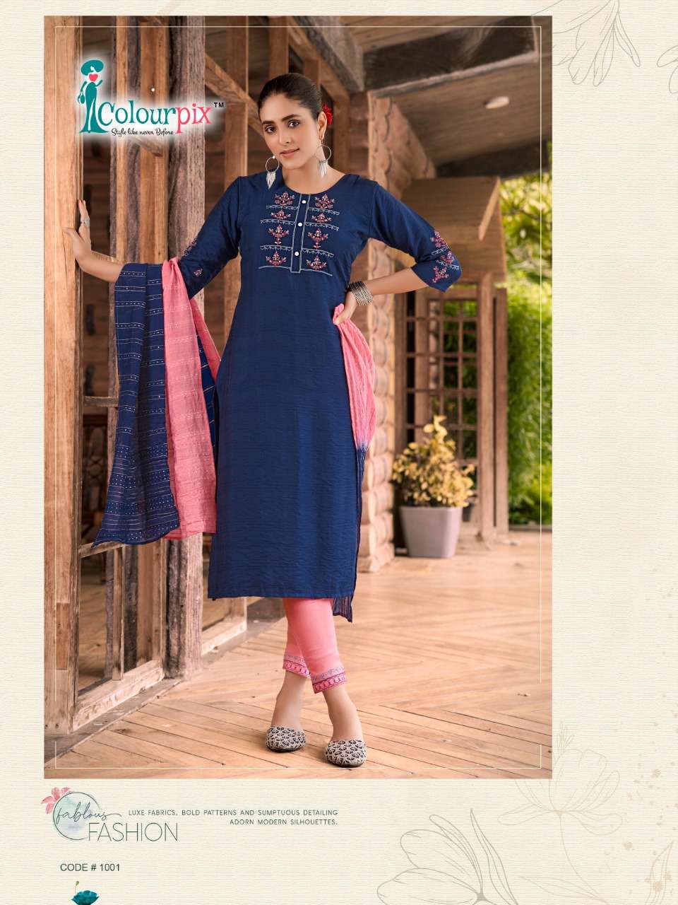 MANOHARI VOL-1 BY COLOURPIX 1001 TO 1006 SERIES BEAUTIFUL SUITS COLORFUL STYLISH FANCY CASUAL WEAR & ETHNIC WEAR VISCOSE DRESSES AT WHOLESALE PRICE
