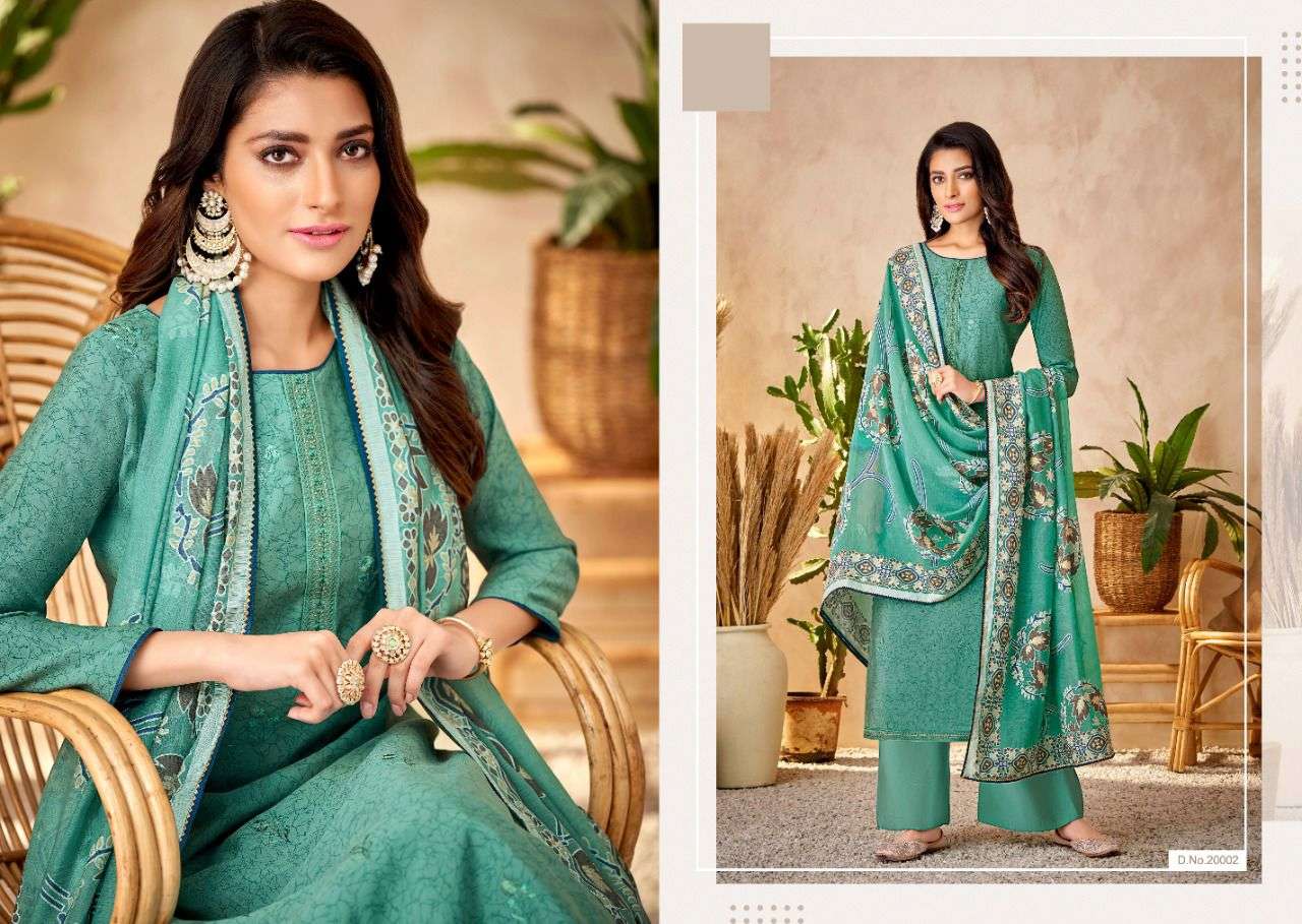 SILK BRASSO BY SALVI FASHION 20001 TO 20006 SERIES BEAUTIFUL SUITS STYLISH FANCY COLORFUL CASUAL WEAR & ETHNIC WEAR PURE SILK DRESSES AT WHOLESALE PRICE