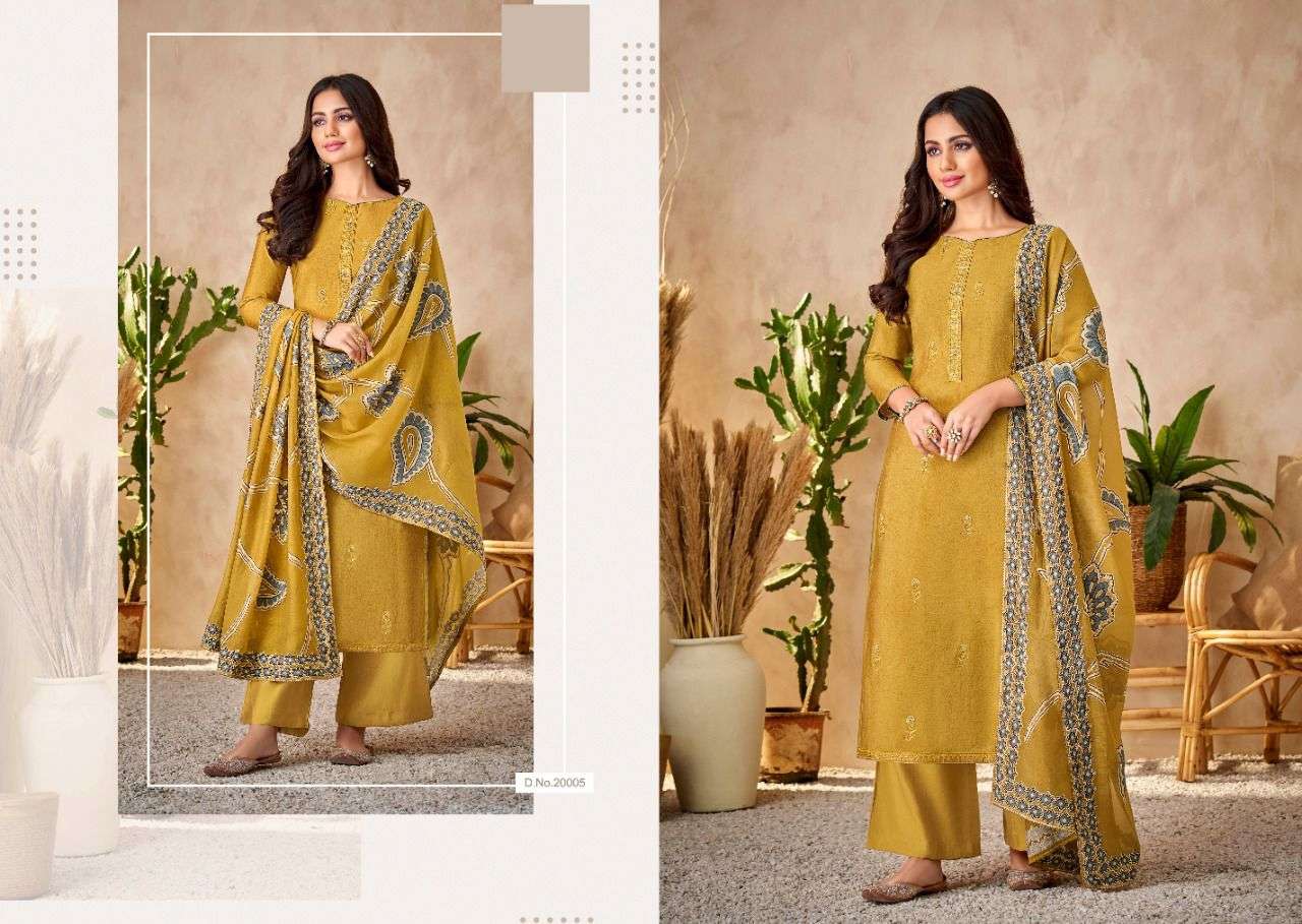 SILK BRASSO BY SALVI FASHION 20001 TO 20006 SERIES BEAUTIFUL SUITS STYLISH FANCY COLORFUL CASUAL WEAR & ETHNIC WEAR PURE SILK DRESSES AT WHOLESALE PRICE