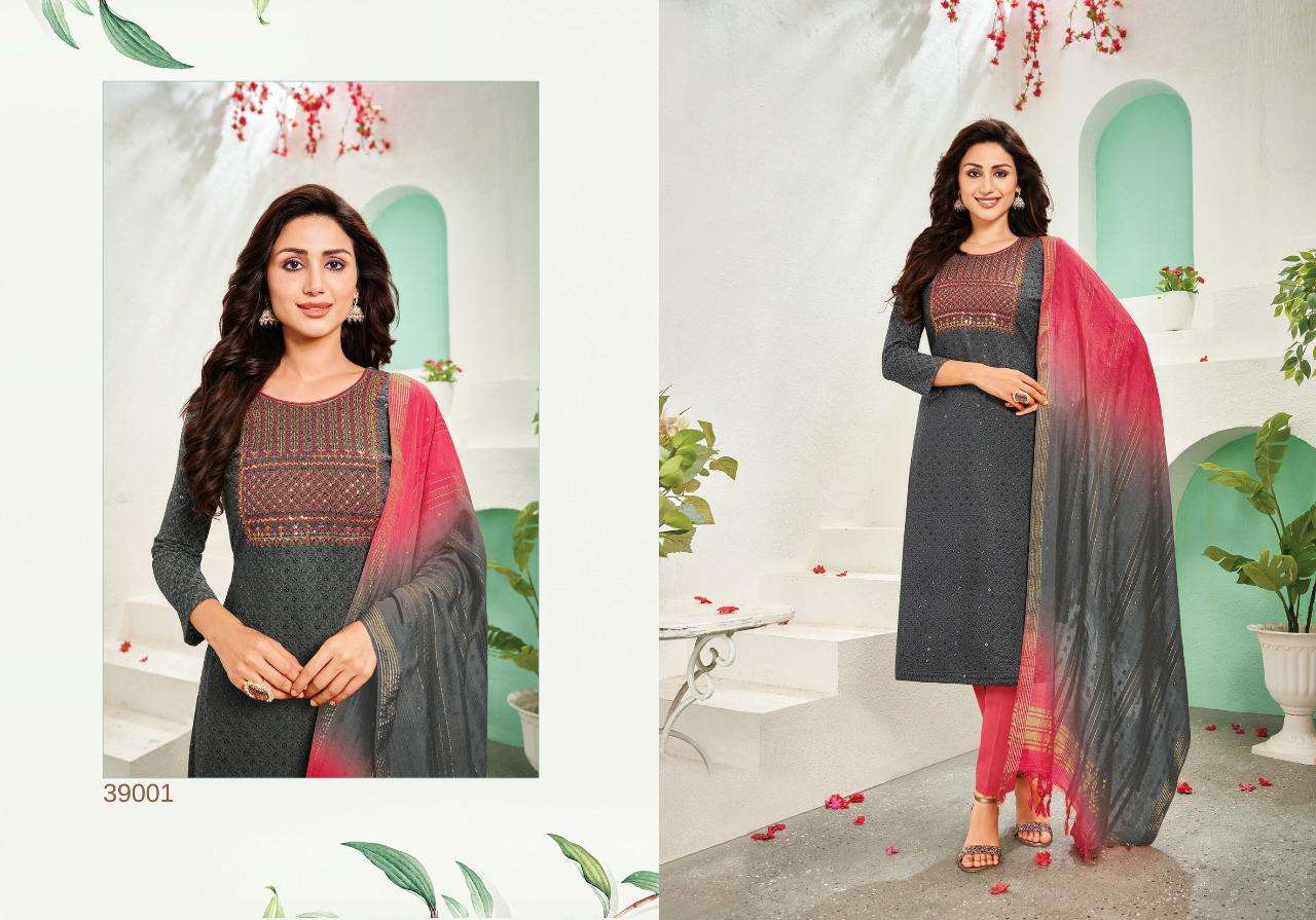POPCORN VOL-2 BY ARTIO 39001 TO 39006 SERIES SUITS BEAUTIFUL FANCY COLORFUL STYLISH PARTY WEAR & OCCASIONAL WEAR RAYON WITH WORK DRESSES AT WHOLESALE PRICE