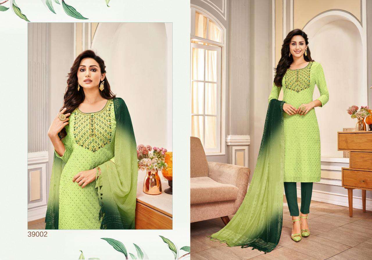 POPCORN VOL-2 BY ARTIO 39001 TO 39006 SERIES SUITS BEAUTIFUL FANCY COLORFUL STYLISH PARTY WEAR & OCCASIONAL WEAR RAYON WITH WORK DRESSES AT WHOLESALE PRICE