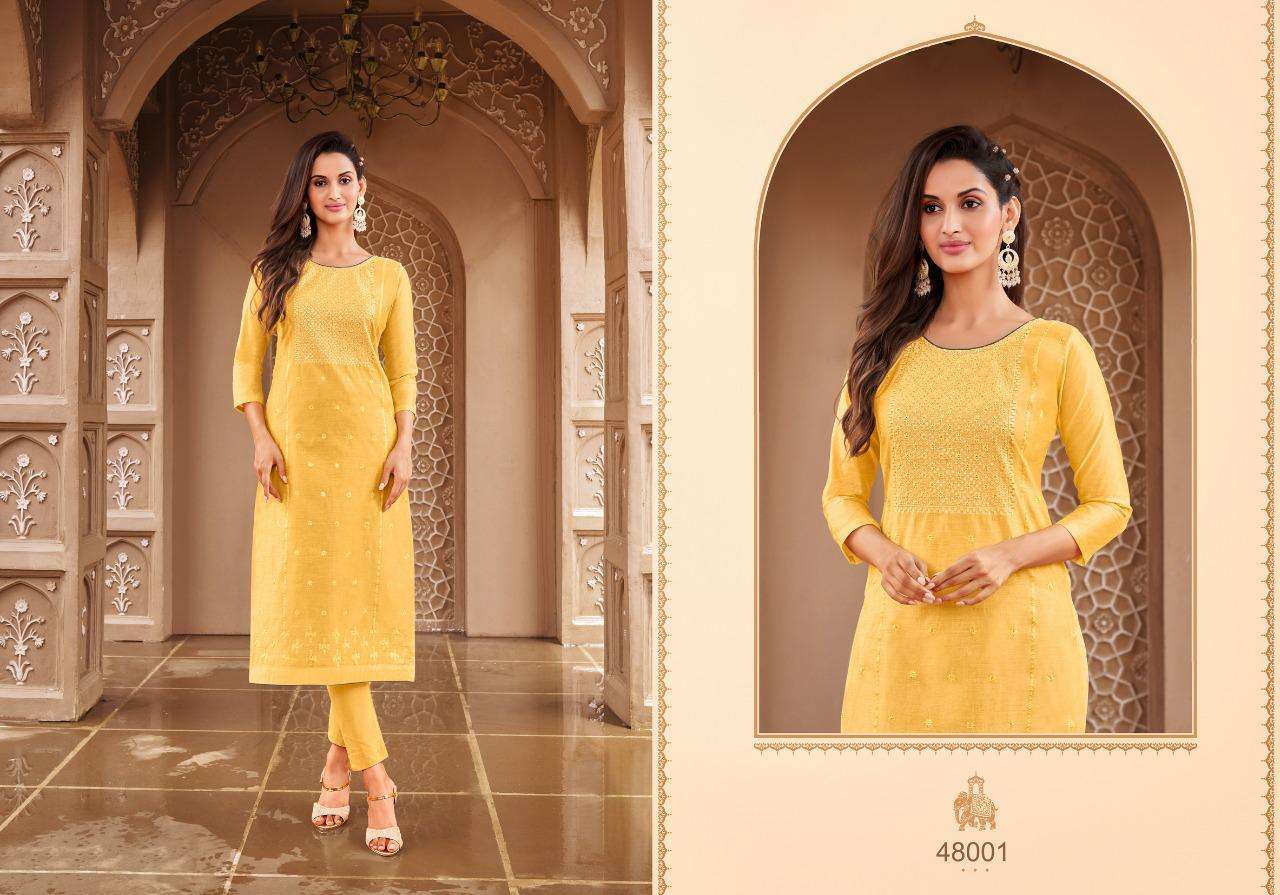JERSEY VOL-2 BY ARTIO 48001 TO 48010 SERIES DESIGNER STYLISH FANCY COLORFUL BEAUTIFUL PARTY WEAR & ETHNIC WEAR COLLECTION MODAL SILK KURTIS AT WHOLESALE PRICE