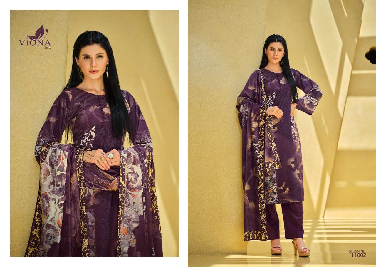 AAMAYA BY VIONA SUITS 11001 TO 11006 SERIES BEAUTIFUL STYLISH SUITS FANCY COLORFUL CASUAL WEAR & ETHNIC WEAR & READY TO WEAR PURE VELVET EMBROIDERED DRESSES AT WHOLESALE PRICE