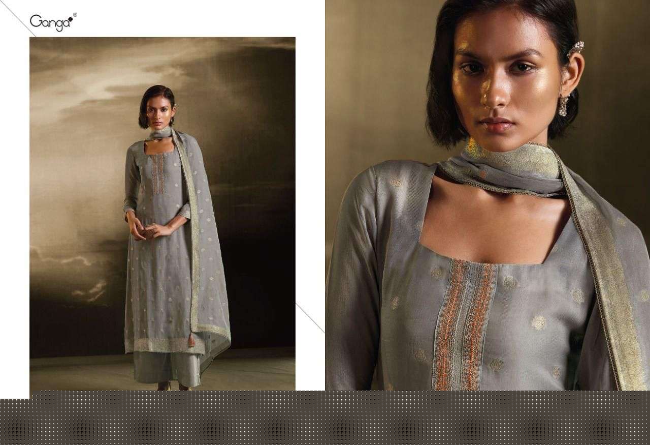 SHASHI BY GANGA FASHION 1110 TO 1115 SERIES BEAUTIFUL SUITS COLORFUL STYLISH FANCY CASUAL WEAR & ETHNIC WEAR VISCOSE GEORGETTE DRESSES AT WHOLESALE PRICE