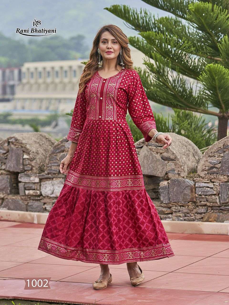 APSARA VOL-1 BY RANI BHATIYANI 1001 TO 1008 SERIES BEAUTIFUL STYLISH FANCY COLORFUL CASUAL WEAR & ETHNIC WEAR RAYON GOWNS AT WHOLESALE PRICE
