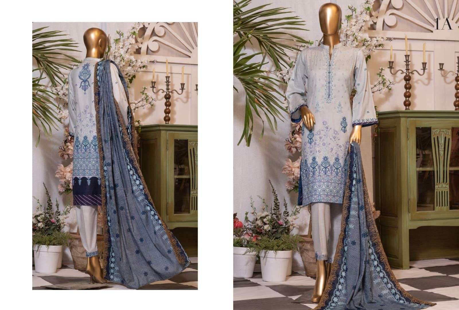 RIWAYAT BY A ONE TEXTILE 1-A TO 3-B SERIES BEAUTIFUL PAKISTANI SUITS COLORFUL STYLISH FANCY CASUAL WEAR & ETHNIC WEAR DIGITAL PRINT DRESSES AT WHOLESALE PRICE