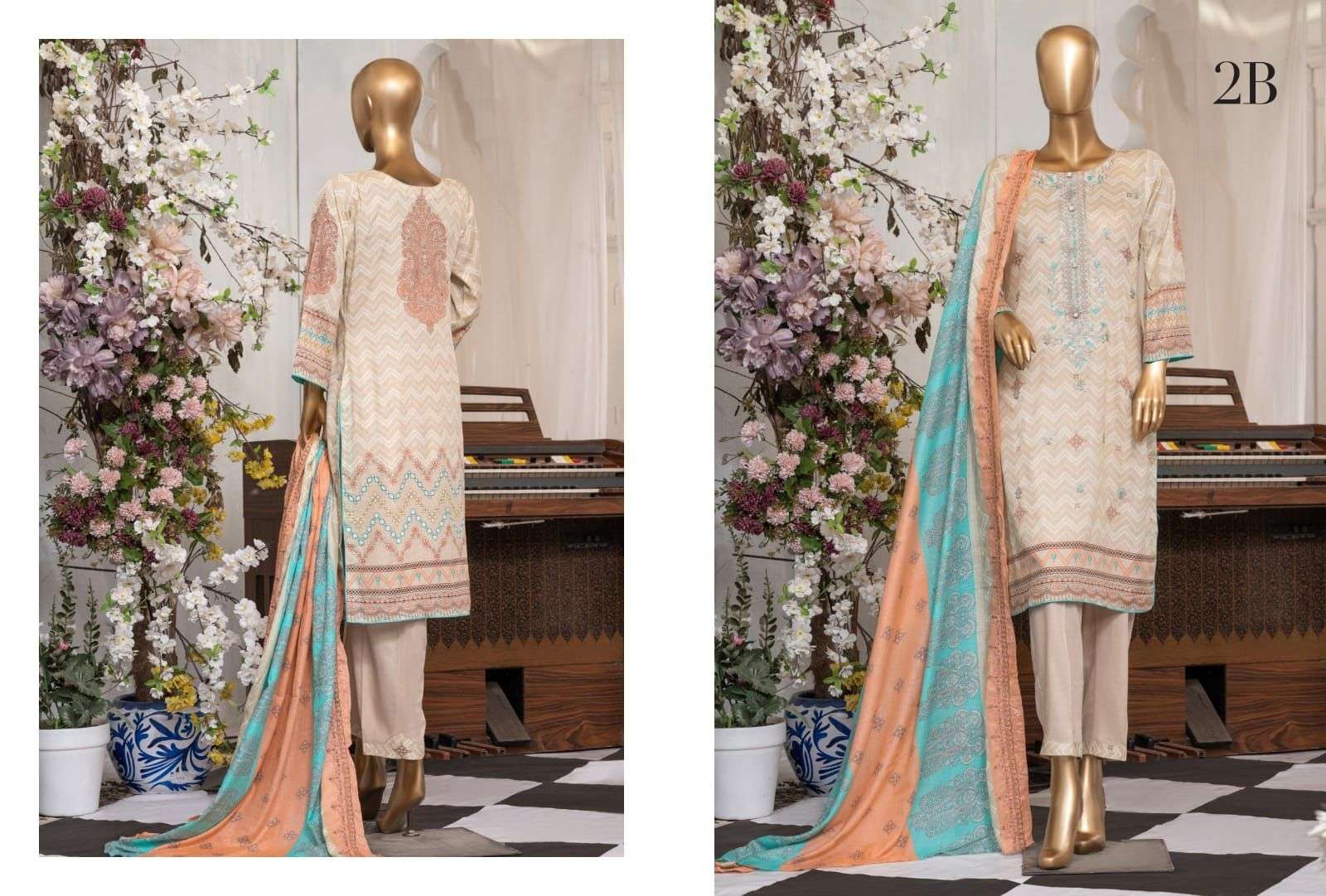 RIWAYAT BY A ONE TEXTILE 1-A TO 3-B SERIES BEAUTIFUL PAKISTANI SUITS COLORFUL STYLISH FANCY CASUAL WEAR & ETHNIC WEAR DIGITAL PRINT DRESSES AT WHOLESALE PRICE
