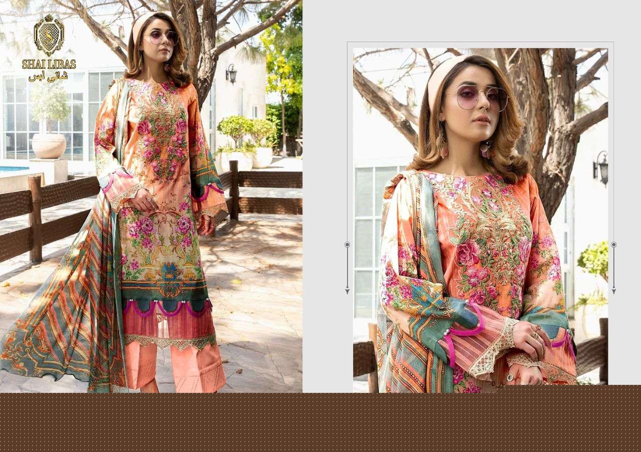 SUMMERS DREAM BY SHAI LIBAS 1001 TO 1005 SERIES BEAUTIFUL PAKISTANI SUITS COLORFUL STYLISH FANCY CASUAL WEAR & ETHNIC WEAR PURE CAMBRIC COTTON DIGITAL PRINT DRESSES AT WHOLESALE PRICE