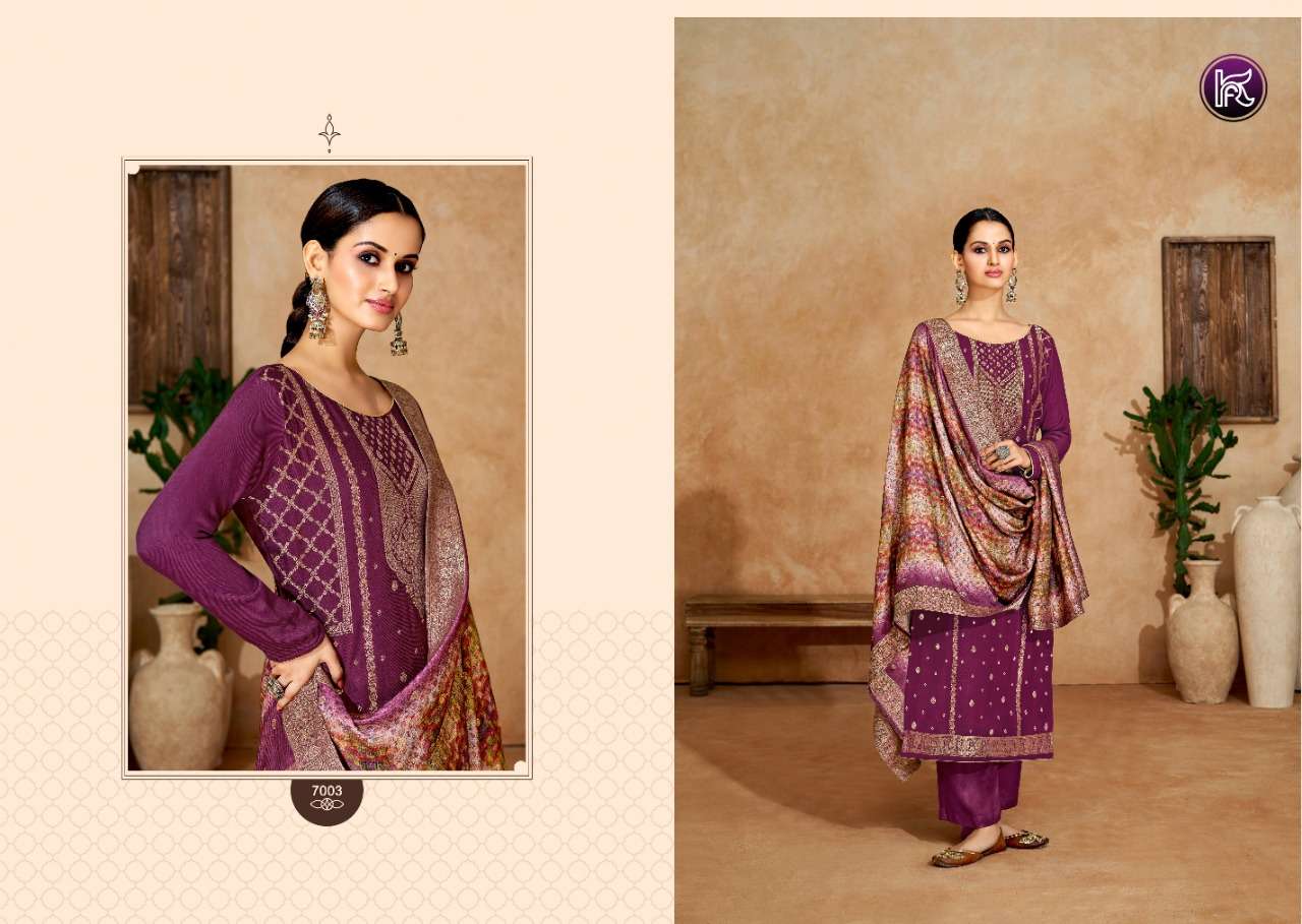 KALA PRINT VOL-2 BY KALA FASHION 7001 TO 7006 SERIES BEAUTIFUL SUITS COLORFUL STYLISH FANCY CASUAL WEAR & ETHNIC WEAR VISCOSE PASHMINA DRESSES AT WHOLESALE PRICE