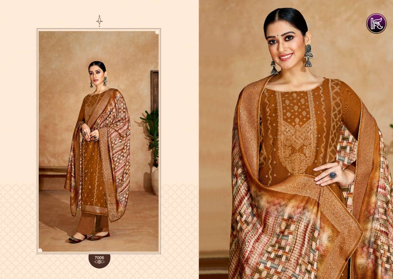 KALA PRINT VOL-2 BY KALA FASHION 7001 TO 7006 SERIES BEAUTIFUL SUITS COLORFUL STYLISH FANCY CASUAL WEAR & ETHNIC WEAR VISCOSE PASHMINA DRESSES AT WHOLESALE PRICE