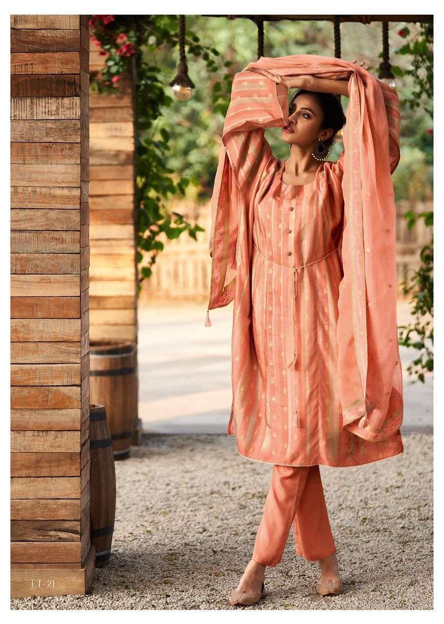 ETERNITY BY VARSHA FASHION 21 TO 24 SERIES FESTIVE SUITS BEAUTIFUL FANCY COLORFUL STYLISH PARTY WEAR & OCCASIONAL WEAR MUSLIN DRESSES AT WHOLESALE PRICE