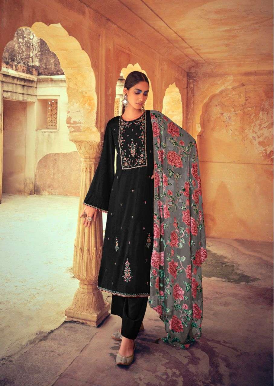 SURAHI BY DEEPSY SUITS 11801 TO 11805 SERIES PAKISTANI STYLISH BEAUTIFUL COLOURFUL PRINTED & EMBROIDERED PARTY WEAR & OCCASIONAL WEAR VISCOSE PASHMINA DRESSES AT WHOLESALE PRICE