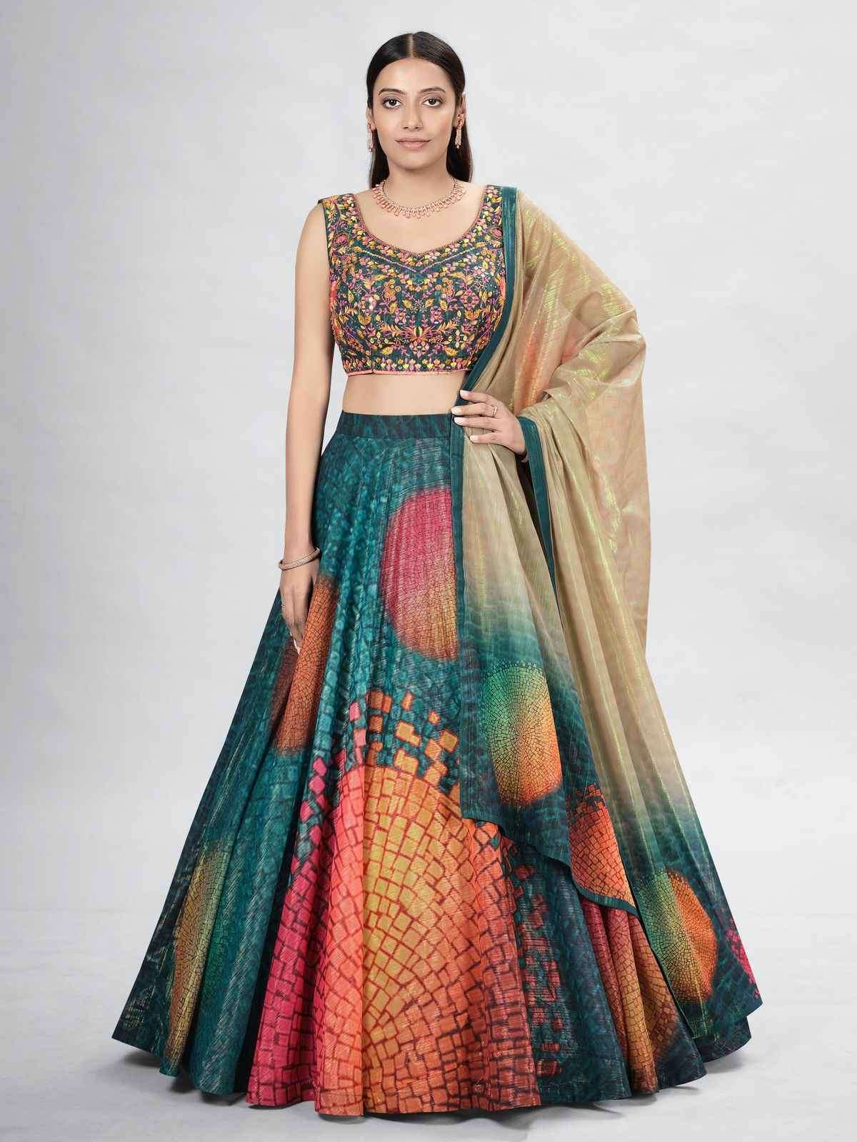MIRABLE VOL-2 BY DRESSTIVE 4101 TO 4103 SERIES BRIDAL WEAR COLLECTION BEAUTIFUL STYLISH COLORFUL FANCY PARTY WEAR & OCCASIONAL WEAR ART SILK LEHENGAS AT WHOLESALE PRICE