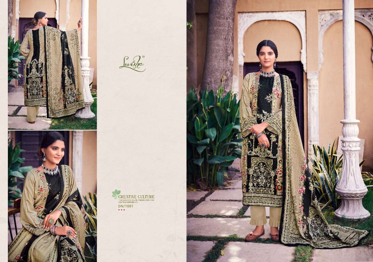 Farhana By Levisha 1001 To 1006 Series Beautiful Suits Colorful Stylish Fancy Casual Wear & Ethnic Wear Pure Pashmina Digital Print Dresses At Wholesale Price