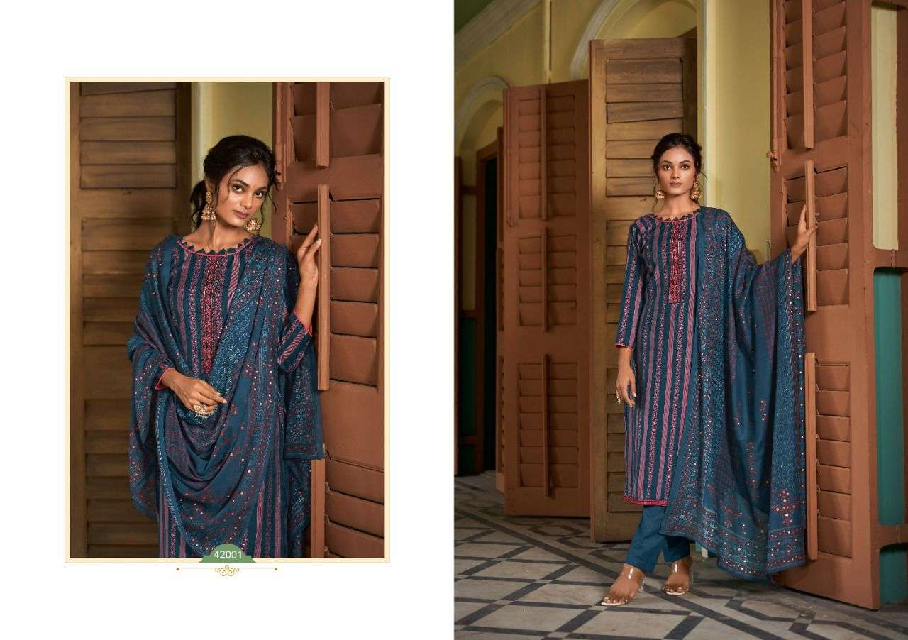 SAWARANG VOL-3 BY SIYONI 42001 TO 42008 SERIES BEAUTIFUL SUITS COLORFUL STYLISH FANCY CASUAL WEAR & ETHNIC WEAR SILK PRINT DRESSES AT WHOLESALE PRICE