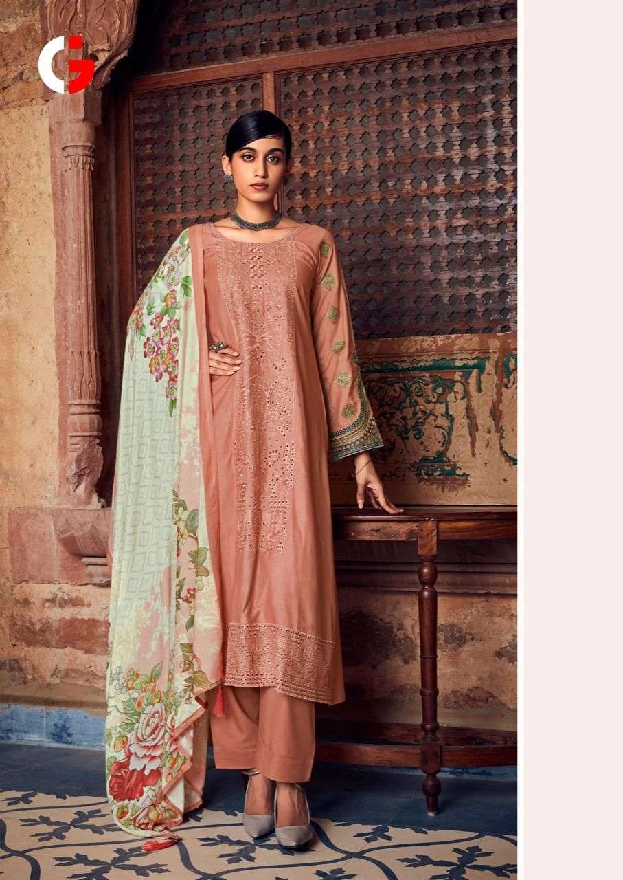 QUEEN COURTS BY GULL JEE 14701 TO 14706 SERIES BEAUTIFUL SUITS COLORFUL STYLISH FANCY CASUAL WEAR & ETHNIC WEAR VISCOSE PASHMINA EMBROIDERED DRESSES AT WHOLESALE PRICE