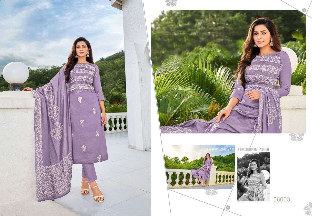 ANAYA BATIK BY ARTIO 56001 TO 56012 SERIES PAKISTANI SUITS BEAUTIFUL FANCY COLORFUL STYLISH PARTY WEAR & OCCASIONAL WEAR CHANDERI PRINT DRESSES AT WHOLESALE PRICE